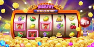 Ilustrasi mekanisme gulungan dan payline pada mesin slot online dengan simbol-simbol khas permainan slot digital
